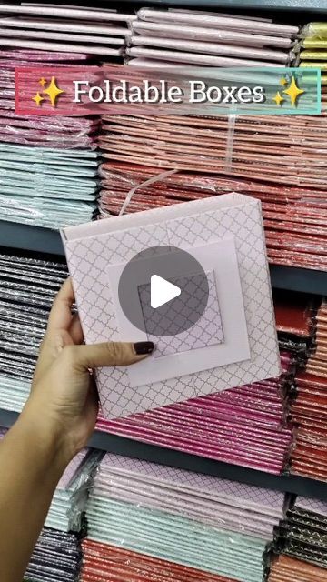 Art and craft Material on Instagram: "Foldable boxes 🤩

In video Sizes are :-
6x6x2.5 inches -180 rs
8"6*2.5 inches -220 rs

Other available sizes :-
10*8 - 280 rs each
10*10 - 320 rs each
12x10-340 rs each
12*12*2.5 - 360 rs each" Diy Boxes, Navy Blue Sky, Art And Craft Materials, Cute Birthday Gift, Gifting Ideas, Art And Craft, Craft Materials, Make And Sell, 12 12