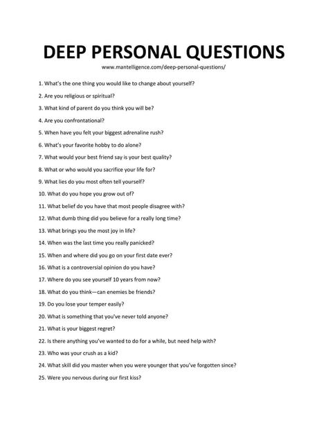 Downloadable and printable jpg/pdf list of Deep Personal Questions Questions To Ask A Girl, Text Conversation Starters, Deep Conversation Topics, Questions To Get To Know Someone, Deep Conversation, Topics To Talk About, For Couples, Deep Questions To Ask, Truth Or Dare Questions