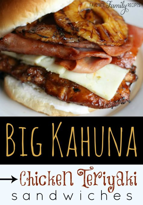 We wanted to spice up our chicken teriyaki sandwiches by adding some ham and Pepper Jack cheese. #chickenteriyaki #chickensandwichrecipe Chicken Teriyaki Sandwich, Teriyaki Sandwich, Fresh Drink, Big Kahuna, Chicken Teriyaki, Hot Sandwich, Pepper Jack Cheese, Pepper Jack, Soup And Sandwich