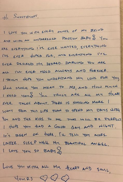 Love and miss you so much baby 😙 Missing You Letter, I Miss You Letters For Him, Prison Letters Ideas Fun, Cute Love Letters To Girlfriend, Letters To Girlfriend, Handwritten Love Letters For Him, Ily Aesthetic, Missing You Letters, Love Letter To Girlfriend