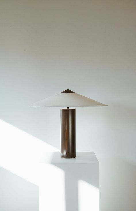 YAMA Table Lamp, Small – Coil + Drift Sculptural Table Lamp, Table Lamp Aesthetic, Bel Kazan, Modern Bedside Table Lamps, Oversized Floor Lamp, Small Lamp Shade, Bauhaus Lamp, Modern Lampshade, Outdoor Table Lamp