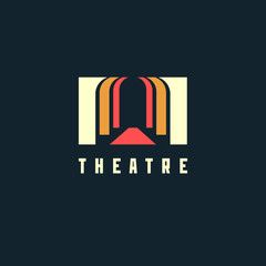 Theatre Illustration, Theatre Logo, Apps Logo, Theatre Shirts, 10 Logo, Drama Theatre, Logo Project, Print Media, Collage Design