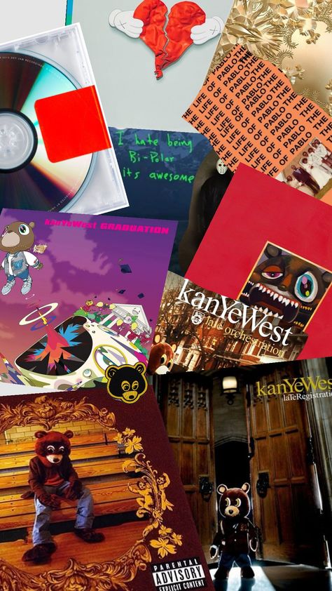 Kaney West, Kanye West Wallpaper, Music Album Cover, Music Wall, Kendrick Lamar, Music Is Life, Kanye West, Music Artists, Phone Wallpaper