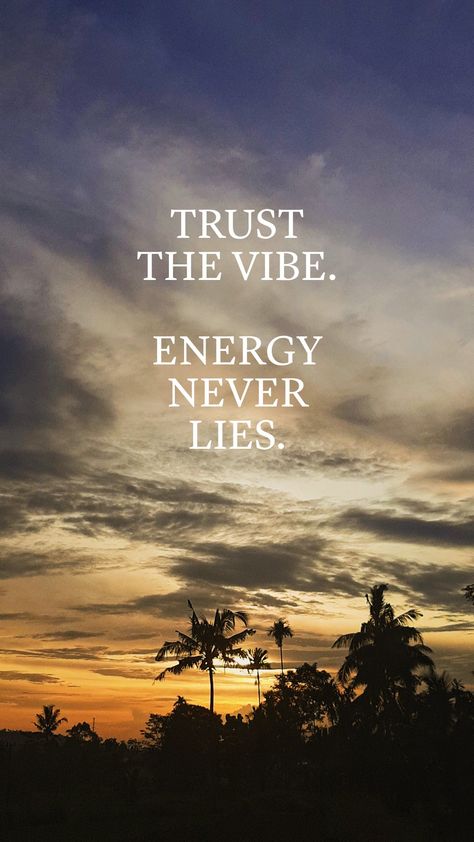 Trust The Vibes Energy Doesnt Lie, Energy Never Lies Quotes, Energy Never Lies Tattoo, Vibes Never Lie, Energy Never Lies, Lies Quotes, Energy Quotes, Meaningful Art, 2024 Vision