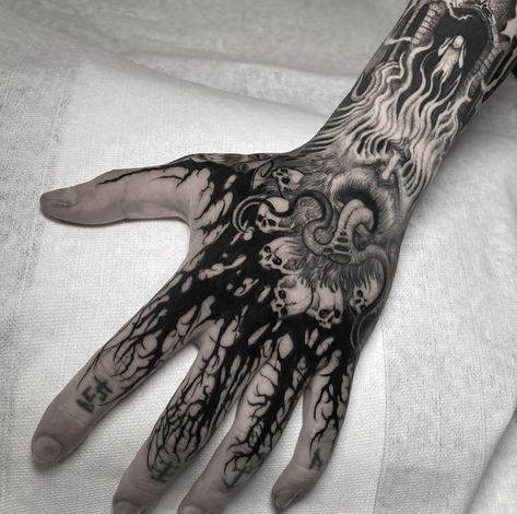 Satanic Hand Tattoo, Dante’s Inferno Tattoo, Dantes Inferno Tattoo, Creepy Hand Tattoos, Devil Hand Tattoo, Blackwork Skull Tattoo, God Hand Tattoo, Dante Tattoo, 666 Tattoo