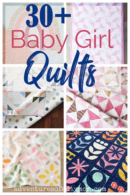 Pink Baby Quilts Patterns, Easy Baby Quilts For Beginners Simple, Baby Girl Flower Quilt, Different Quilting Designs, Simple Baby Quilts For Beginners, Nursery Quilt Pattern, Baby Quilts For Girls Ideas, Pink Baby Quilt Ideas, Free Quilting Patterns For Beginners