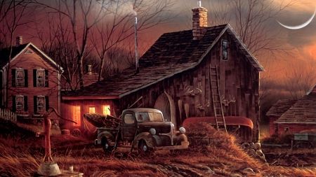 Harvest Home - Other Wallpaper ID 1085427 - Desktop Nexus Nature Terry Redlin Paintings, Drinking Songs, Old Country Songs, Classic Country Songs, Terry Redlin, Old Country Music, Country Backgrounds, Elderly Home, Background Hd Wallpaper