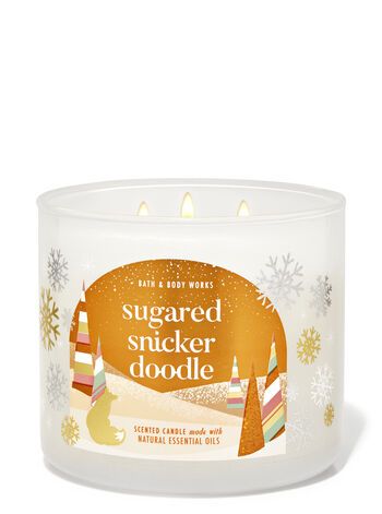 Snicker Doodle, Bath N Body Works, Bath Body Works Candles, 3 Wick Candle, Vanilla Candle, Candle Store, Winter Candle, Bath Candles, 3 Wick Candles