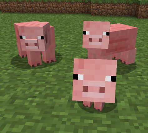 Minecraft Piggie! Minecraft Mobs, Pigs, Minecraft