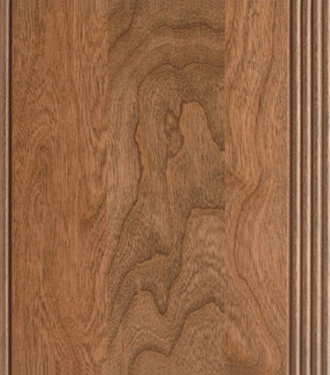 American Walnut (W) Stain on Cherry Wood | WalzCraft Stain On Cherry Wood, Cabinet Stain Colors, Cherry Wood Stain, Cherry Wood Cabinets, Provincial Stain, Stained Trim, Cherry Kitchen, Contemporary Doors, Cherry Stain