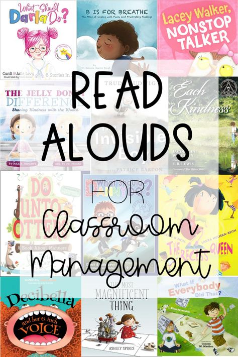 Classroom Management Read Alouds - The Primary Partner Primary Books, Cleaner Eating, Building Classroom Community, Classroom Management Tool, Management Books, Management Strategies, Read Alouds, Classroom Behavior, Mentor Texts