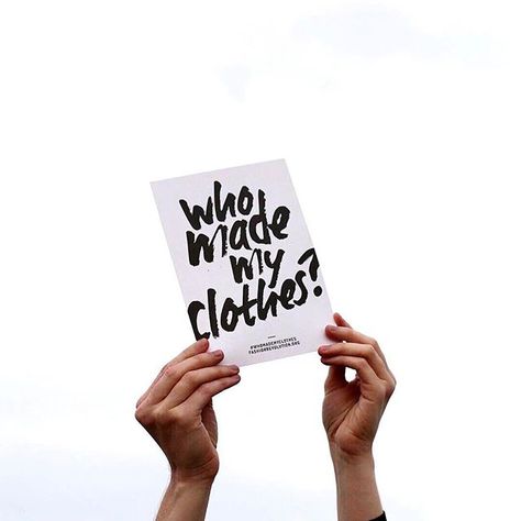 The Fashion Revolution Week event is whole year affair for us. At Ourgoodbrands we are big supporters of ethical fashion (and not fashion) brands. We constantly are interested in knowing who are the people behind the production, and what are the materials for each of the products. #WhoMadeMyClothes is a wise question that everyone should be asking! Revolution Poster, Fashion Installation, Damaged Clothes, Ethical Clothing Brands, What Is Fashion, Fashion Revolution, My Clothes, Conscious Consumer, Saint James