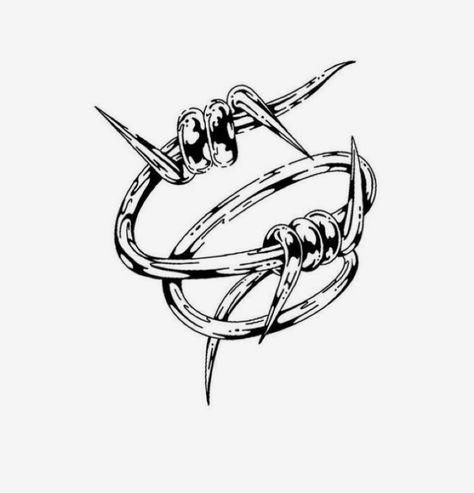 Barbed Wire Tattoos, Grunge Tattoo, Cool Small Tattoos, Tattoo Portfolio, Tattoo Style Drawings, Tattoo Art Drawings, Tattoo Flash Art, Black Ink Tattoos, American Traditional Tattoo