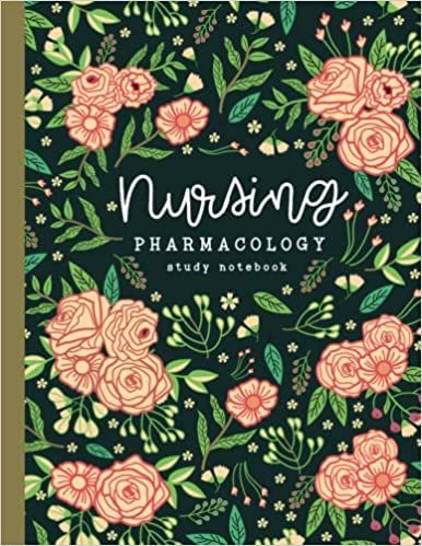 Nursing Pharmacology Study Notebook Medication Template Worbook For Nursing School Students: Pretty Flowers Cover Paperback – September 24, 2022 Pharmacology Binder Cover, Nursing Pharmacology, Pharmacology Studying, Nursing Essentials, Study Planner Printable, Pharmacology Nursing, Study Notebook, Binder Cover, Cover Ideas