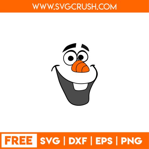 Olaf Svg File Free, Olaf Shirt Vinyl, Olaf Svg Free, Olaf Stencil, Snowman Face Svg Free, Frozen Svg Free, Disney Characters Svg, Pokemon Birthday Invites, Cricut Pattern