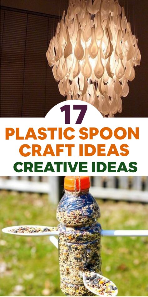 Explore creative possibilities with these charming craft ideas using plastic spoons. Add a touch of fun and whimsy to your DIY projects by upcycling plastic spoons into unique decor pieces. Be inspired to showcase your artistic flair while also adopting an eco-conscious mindset. Join us on a crafting journey where ordinary spoons are transformed into extraordinary creations that will captivate and inspire! Get ready for a delightful spoonful of creativity. Spoon Craft Ideas, Spoon Candle Holder, Plastic Spoon Art, Plastic Spoon Crafts, Spoon Craft, Lavender Leaves, Trending Crafts, Spoon Crafts, Spoon Art