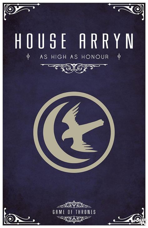 House Arryn. "As High as Honour". Game of Thrones house sigils by Tom Gateley. http://www.flickr.com/photos/liquidsouldesign/sets/72157627410677518/ House Arryn, House Sigil, Girl Geek, Game Of Thrones Party, Game Of Thrones Poster, Game Of Thrones Series, House Games, Jaime Lannister, Gra O Tron