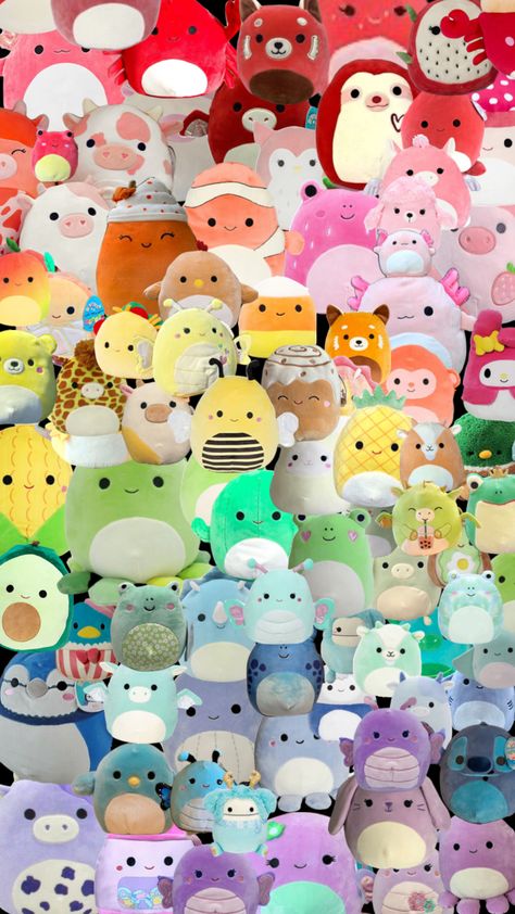 squishmallow Rare Squishmallows Aesthetic, Rainbow Squishmallow, Squishmallows Wallpaper, Squishy Mellows, Squishmallow Wallpaper, Squish Mellow, Bday Wishlist, Rainbow Order, Widget Ideas