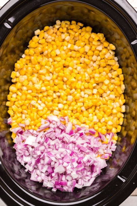 Slow Cooker Mexican Street Corn, Slow Cooker Corn Casserole, Corn Casserole Crockpot, Mexican Street Corn Casserole, Street Corn Casserole, Mexican Corn Casserole, Slow Cooker Corn, Crock Pot Corn, Elote Corn