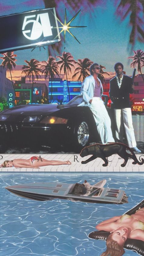 #80s #miami Neon Miami Aesthetic, Miami In The 80s, Miami 2000s, 80s Miami Fashion, Miami Vice Wallpaper, Miami 80s Aesthetic, 80s Miami Aesthetic, Miami Culture, Miami 1980s