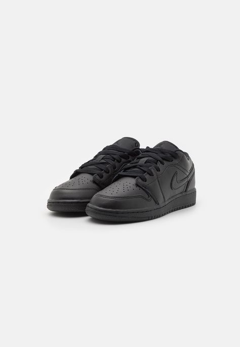 Jordan AIR JORDAN 1 UNISEX - Trainers - black Jordan 1 Noir, Air Jordan 1 Outfit Men, Nike Air Jordan 1 Outfit, Jordan 1 Outfit Men, Jordans Low, Air Jordan Black, Jordan 1 Outfit Women, Jordan Mid, Air Jordan 1 Outfit