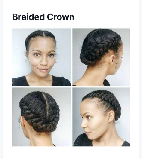 Braided crown Protective Styles For Black Women, Easy Trendy Hairstyles, Braided Crown Hairstyles, Braided Crown, Pool Hairstyle Ideas, Styles For Black Women, Beach Hairstyles Medium, Braided Cornrow Hairstyles, Pelo Afro