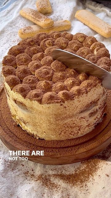 124K views · 8.5K likes | Vesela Asenova| Recipe Creator on Instagram: "Have you ever seen a Tiramisu Cake?! It’s perfect for make a ahead and for any occasion. It’s so indulgent and worth every single bite! Ingredients: 3 large egg yolks 1/2 cup sugar 2 tubs 8oz mascarpone cheese- cold 1 cup heavy whipping cream-cold 3 tbs rum, divided Unsweetened cacoa powder for dusting 15 lady fingers 1/2 cup espresso Method: 1. Brew espresso and set it aside; 2. Whisk the egg yolks with sugar over a water bath at medium low temperature until fluffy and sugar has melted (about 7 mins); 3. Whip 1 cup of heavy whipping cream until stiff peaks. (Whip it slowly to remain stable longer, start low and increase speed to medium); 4. Whip mascarpone with 2 tbs of rum. Add in egg mixture and mix then g Ladyfingers Cake, Tiramisu Cake Recipe, Mascarpone Recipes, Italian Christmas Recipes, Mini Tortillas, Make Ahead Desserts, Tiramisu Cake, Lady Fingers, Classic Cake