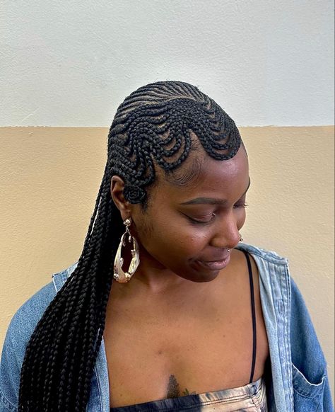 Wave Braids, Finger Wave, African Hair Braiding Styles, Finger Waves, Cornrow Hairstyles, African Braids Hairstyles, Braided Hairstyles For Black Women, African Hairstyles, Hair Inspo