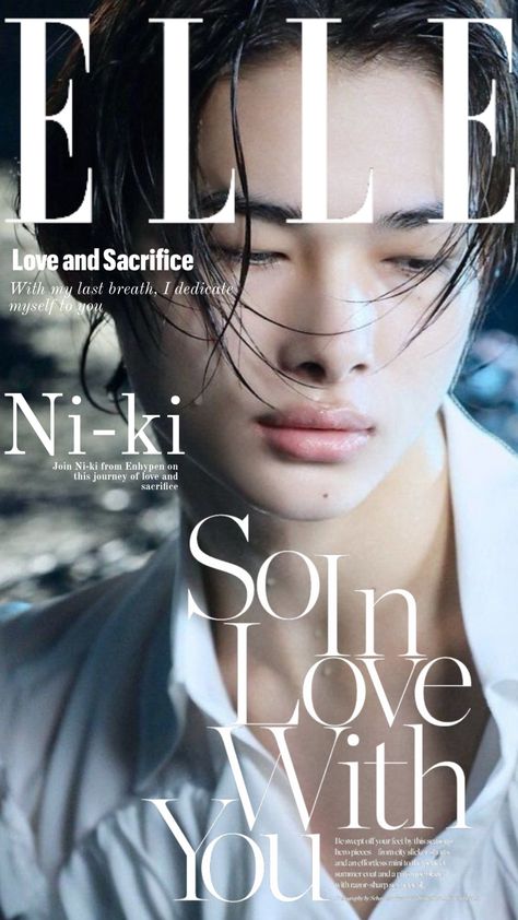 I'm so in love with this magazine cover❤️#enhypen #enhypenniki #nikienhypen #magazine #magazinecover #magazineaesthetic #elle #ellemagazine Elle Enhypen, Enhypen Magazine Photoshoot, Niki Magazine, Enhypen Vogue, Enhypen Magazine, Niki Vogue Korea, Enhypen Magazine Edit, Elle Magazine Cover, Enhypen Poster