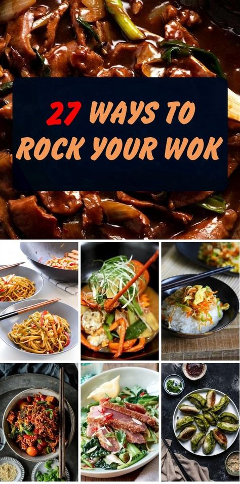 Explore a world of flavors with these simple wok recipes, ideal for home cooks on the go. Whether you're craving stir-fries or noodles, these 27 delectable dishes will spark your culinary creativity. Chinese Wok Recipes, Cast Iron Wok Recipes, Easy Wok Recipes, Wok Cooking Recipes, Wok Recipes Easy, Noodle Wok, Stir Fry Wok, Wok Recipes, Liver And Onions