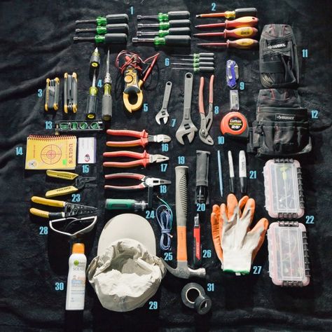 Electrician Work, Electrician Tool Bag, Hvac Tools, Woodworking Tools For Sale, Home Electrical Wiring, Essential Woodworking Tools, Best Woodworking Tools, Woodworking Power Tools, Engineering Tools