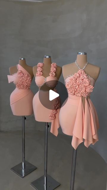 BLINI FASHION HOUSE on Instagram: "In these haute couture dresses, the beauty of peach petals and flowers is woven into a tapestry of high fashion and nature #couturegowns2023 #fashioncouture2023 #moda #fashion #blinifashionhouse" Peach Dress Outfit, Dinner Dress Classy Elegant, House Of Worth Couture, Garden Gown, Pink Birthday Dress, Masquerade Ball Gown, Fashion Design Classes, Classy Short Dresses, African Inspired Clothing