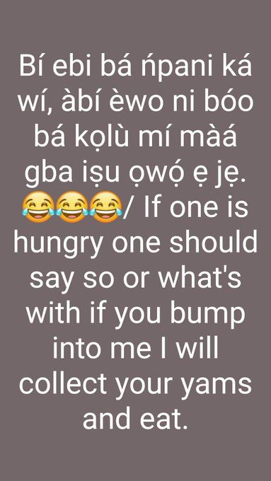 Cc @yoruba_proverbs https://t.co/nAWA7ulble Yoruba Proverbs, Proverbs Quotes, Proverbs, On Twitter, Twitter, Quick Saves