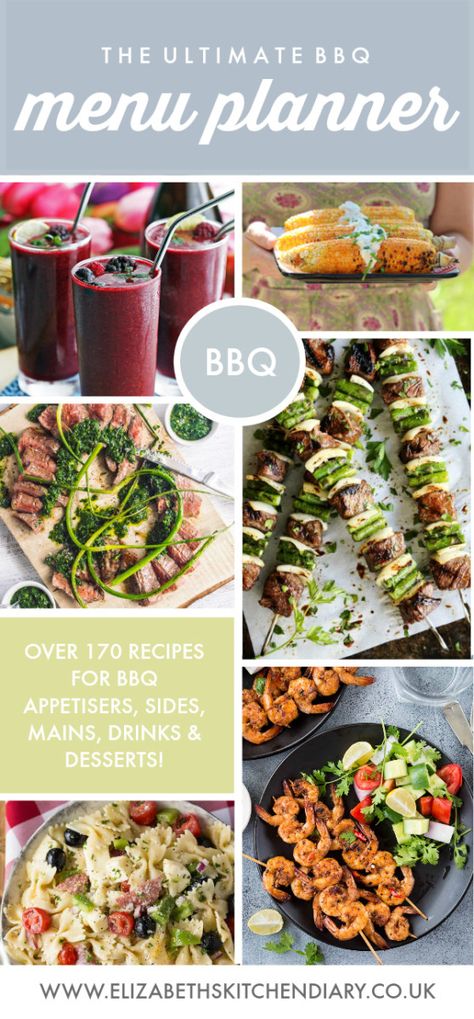 Over 170+ BBQ Recipes to help you plan the ultimate summer BBQ! Bbq Party Menu, Summer Bbq Menu, Bbq Dinner Party, British Summertime, Lake Weekend, Bbq Appetizers, Hosting Ideas, Bbq Menu, Bbq Dinner