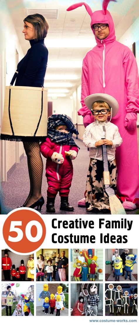 50 Creative Family Costume Ideas Kid Costumes, Costume Works, Costumes Diy, Hallowen Costume, Homemade Costumes, Halloween Costume Contest, Family Costumes, Family Halloween Costumes, Costume Contest