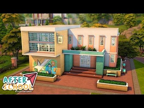 The Sims 4 Recreation Center, Sims 4 Modern Community Lots, Sims 4 Commercial Builds, Community Lot Sims 4, Sims 4 Arts Center, Sims 4 Art Center, Sims 4 Community Center, Sims 4 Rec Center, Community Lots Sims 4