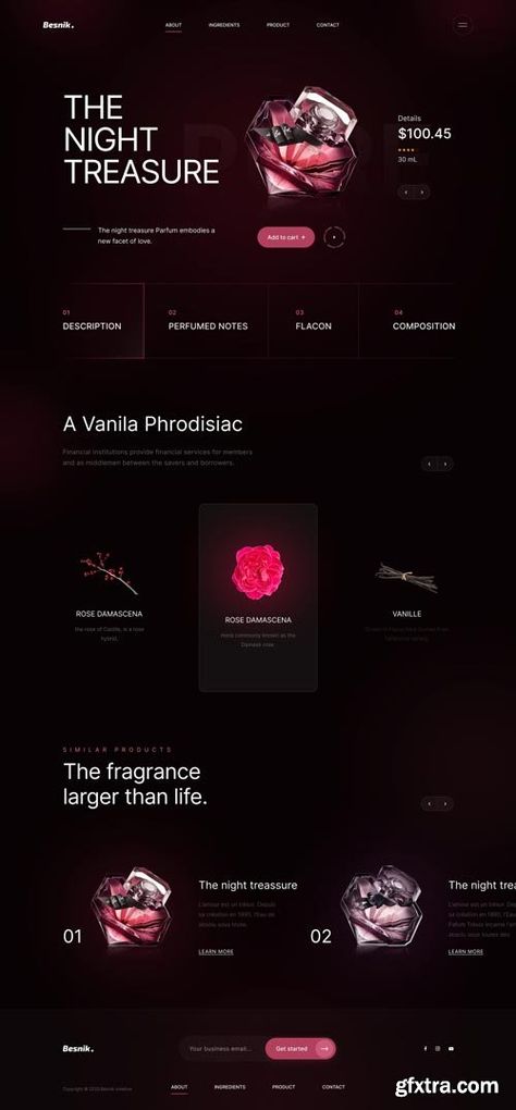 Lancome Perfume, Luxury Website, Ppt Template Design, Fragrance Store, Best Landing Pages, Best Website Design, Modern Website Design, Creative Website, Webdesign Inspiration