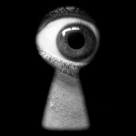 Eye Through Keyhole, Eye In Keyhole, Locked Art, Keyhole Art, Negative Space Photography, H D Carlton, Lock Art, Macro Fotografia, Big Brother Is Watching