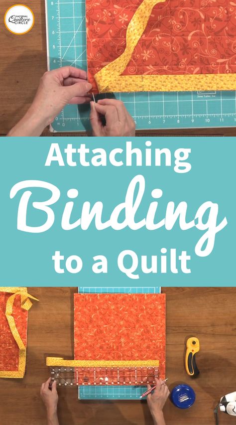 Beginner Sewing Projects, Beginner Sewing, Beginner Sewing Projects Easy, Quilt Binding, Leftover Fabric, Diy Quilt, Quilting For Beginners, Quilting Tips, Fabric Baskets