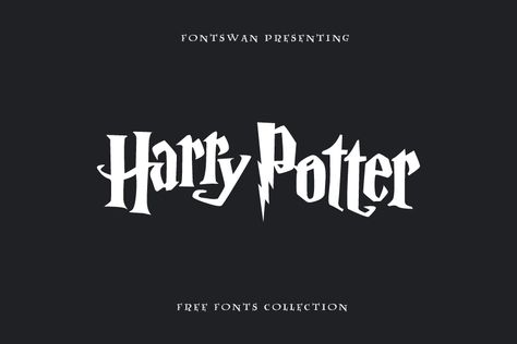 Harry Potter Font Free Download - Fontswan Harry Potter Font Free, Harry Potter Fonts, Free Svg Fonts, Harry Potter Font, Harry Potter Texts, Harry Potter Free, Harry Potter Logo, Free Ipad, Book Logo