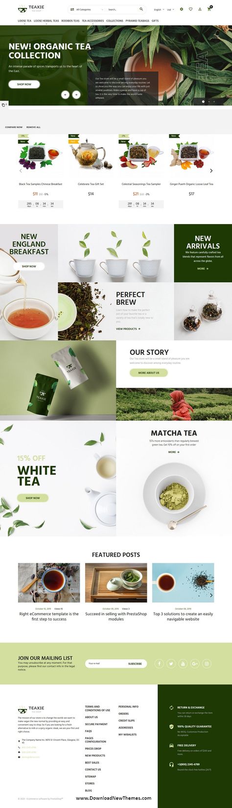 Tea Website Design Inspiration, Herbal Website Design, Tea Website Design, Ecommerce Design Inspiration, Organic Tea Brands, Tea Store Design, Website Design Ecommerce, Web Design Inspiration Portfolio, Sip Tea