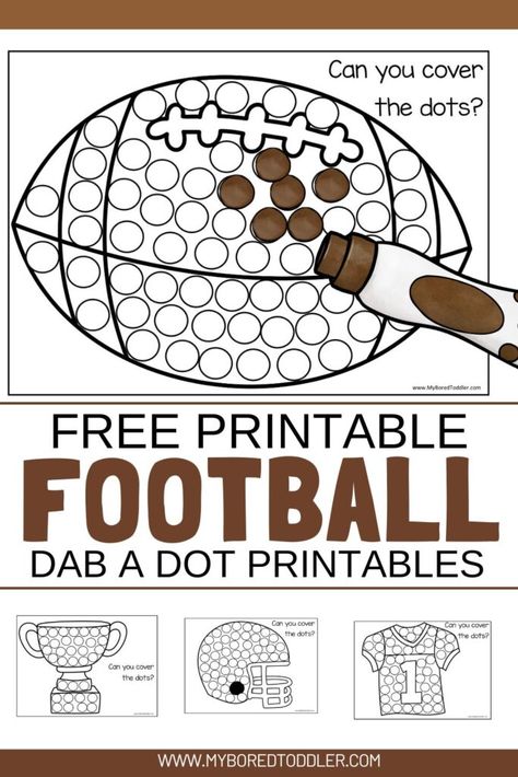 Football Crafts Kids, Sports Crafts For Kids, Sports Lesson Plans, Super Bowl Activities, Football Printables, Football Activity, Sports Crafts, Toddler Football, Football Crafts