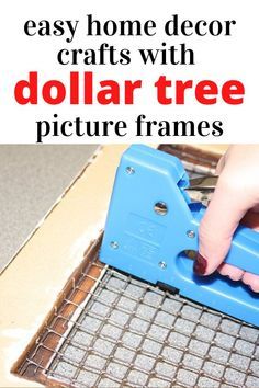 Decorate Picture Frames, Dollar Tree Picture Frames, Dollar Tree Home Decor Ideas, Chicken Wire Picture Frame, Decorate On A Budget, Dt Crafts, Decorating On A Dime, Old Picture Frames, Rustic Lanterns