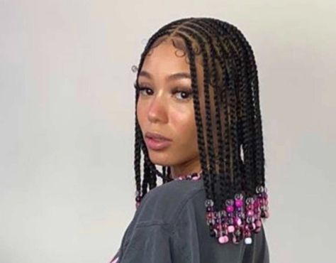 Hairstyles Weave, Short Box Braids Hairstyles, Beautiful Black Hair, Quick Braided Hairstyles, Braided Cornrow Hairstyles, Cute Box Braids Hairstyles, Pelo Afro, Protective Hairstyles Braids, Hair Twist Styles