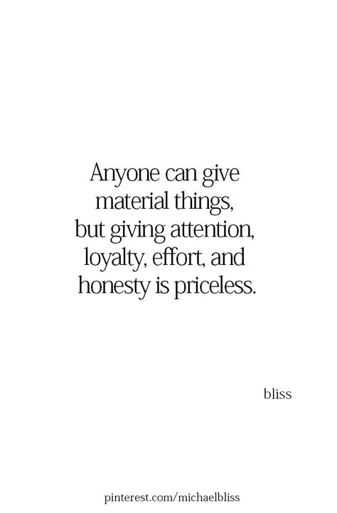 Word !! You can buy all the diamonds in the world but if I ain’t got your time, attention, respect or honesty  than I don’t need your gifts. I Need Effort Quotes, A Man Who Respects You Quotes, Buying Love Quotes, Loyalty And Honesty Quotes, Give The Same Effort Quotes, Loyalty Is A Choice, Time And Attention Quotes Relationships, His Following List, Men Loyalty Quotes