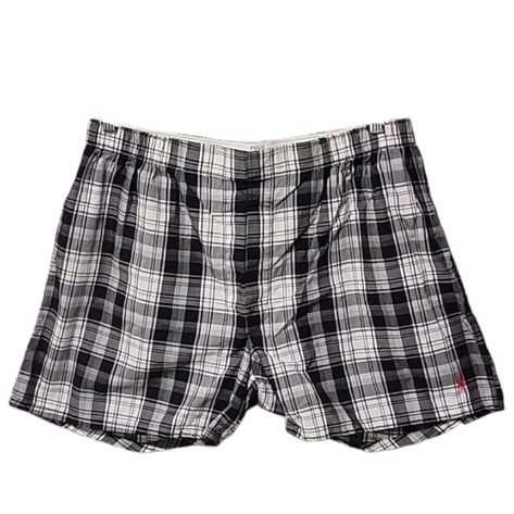 Closet Staple. Black And White Plaid Boxer Shorts From Polo Ralph Lauren In Mens Size Large And Extra Large. Only One Pair Of Each Available! Choose Size Before Purchasing. Open Fly. Elastic Waistband. Red Logo Embroidered At Hem. 100% Cotton. New Without Tags. New To Poshmark? Arrive Here From A Search? Create An Account, And Use The Code Lasmada To Receive A $10 Credit On Your First Purchase. Welcome, It's Addicting Here. Downtown Pants, Plaid Boxer Shorts, Black Boxers, Plaid Boxers, Roblox Clothes, Mens Boxer Shorts, Abstract Graphic, Ralph Lauren Mens, Black And White Plaid