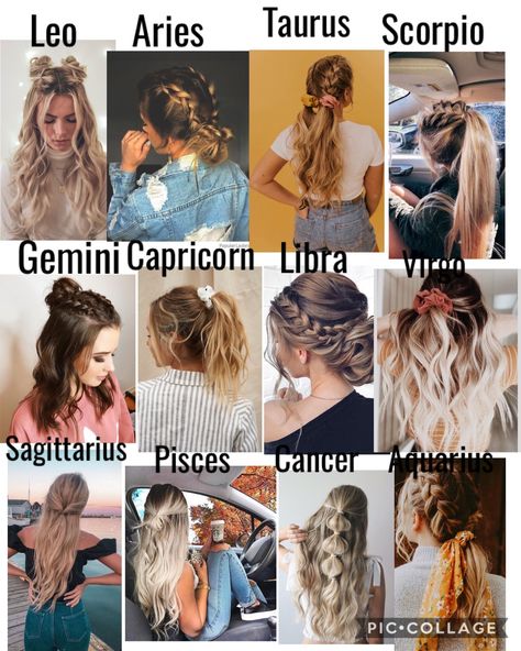 Sagittarius Hairstyle, Zodiac Signs Hairstyles, Zodiac Hairstyles, Hairstyles Zodiac Signs, Zodiac Hair, Zodiac Signs Pictures, Zodiac Sign Fashion, Zodiac Signs Chart, Zodiac Signs Capricorn