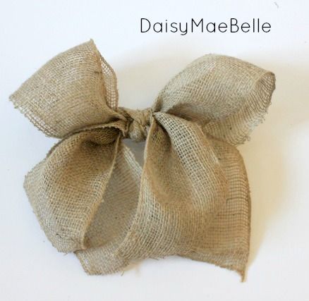 how to make a burlap bow, crafts, seasonal holiday decor, Tie another piece of burlap in a knot over the twine You have the perfect burlap bow Burlap Diy, Easiest Burlap, Simple Wreath, Bow Garland, Burlap Wall, Easy Fall Wreaths, Burlap Ideas, Burlap Projects, Burlap Curtains