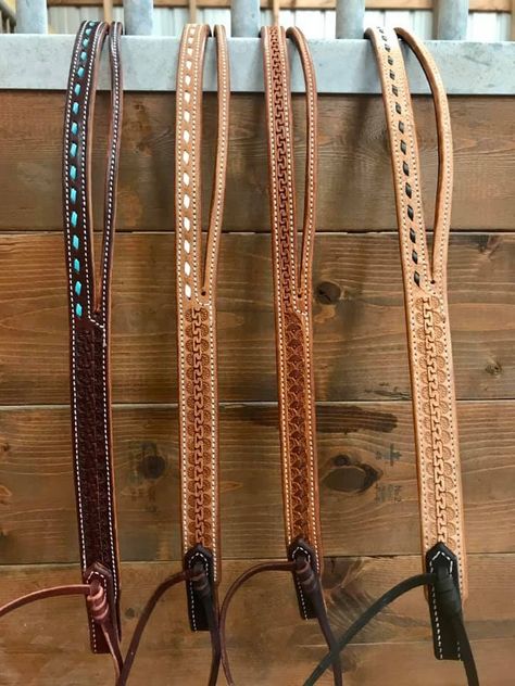 Leather Bridles Horse Tack, Leather Halters For Horses, Tooled Leather Headstall, Tooled Headstall, Bridles For Horses, Barrel Racing Tack Sets, Leather Horse Tack, Diy Leather Working, Headstalls For Horses