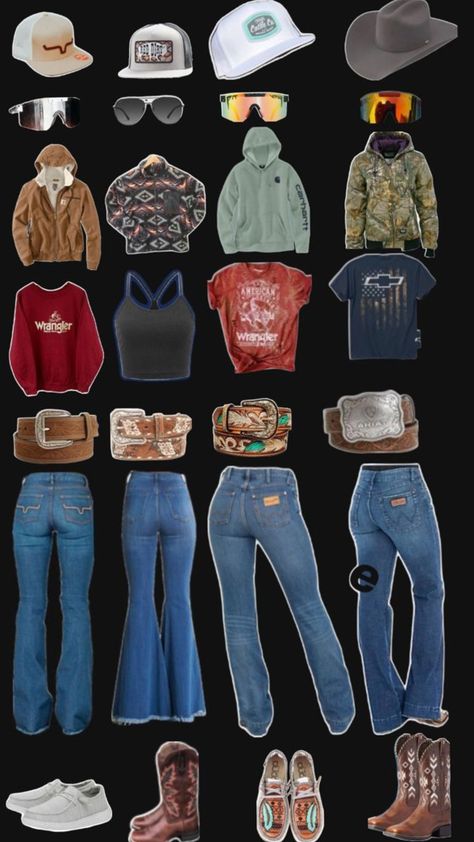 Country Bitmoji Outfits, Dark Western Outfits, Mudding Outfit, Country Outfits For School, Ripped Jeans Outfit Ideas, Winter Country Outfits, Western Outfits Fall, Cute Southern Outfits, Country Outfit Ideas